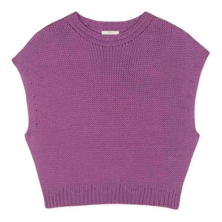 Egadi Sleeveless Sweater | Iris- Imagen del producto n°0