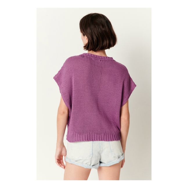 Egadi Sleeveless Sweater | Iris