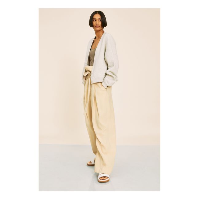 Cardigan Siya | Gris clair