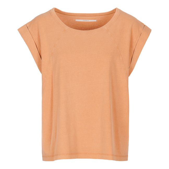T-shirt Susel Coton Bio | Albaricoque