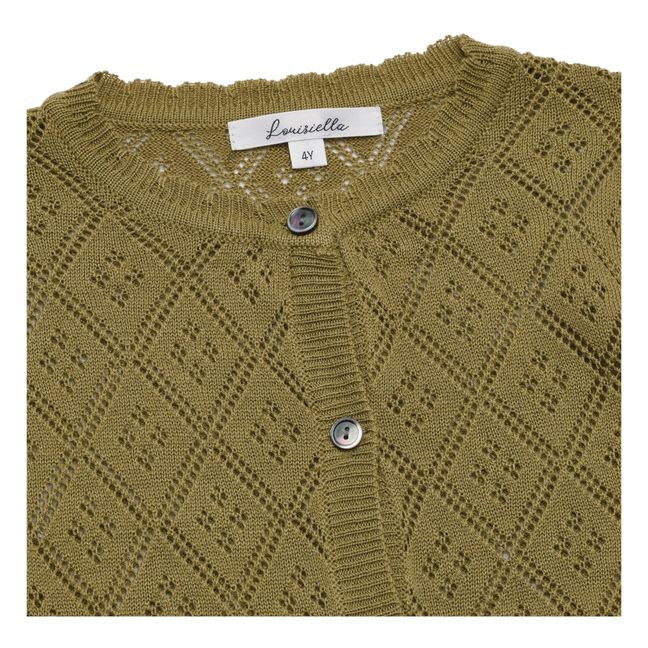 Cardigan Bellute | Verde oliva