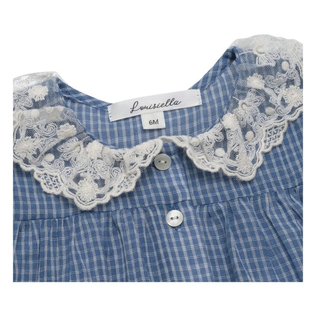 Camicetta a quadri Ada | Blu