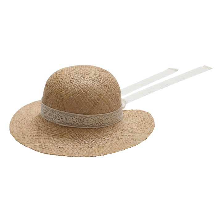 Leaves Straw Hat | Naturale- Immagine del prodotto n°0