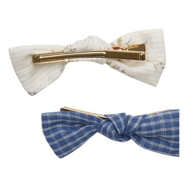 2er-Set Haarspangen Schleife Ruote | Blau