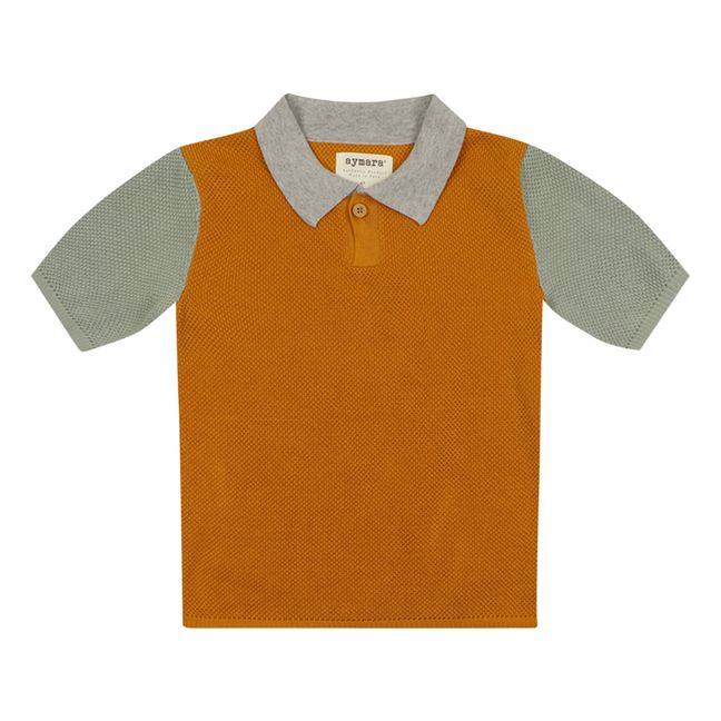 Polo Bio-Baumwolle Enzo | Ocker