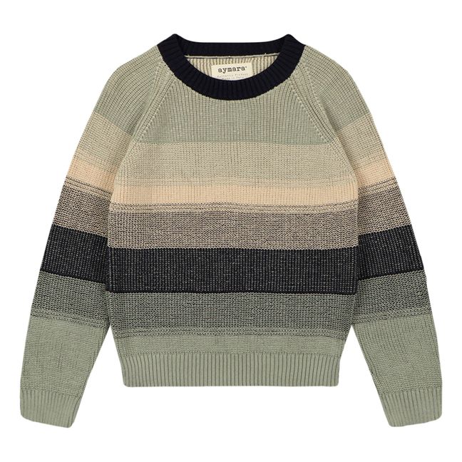 Pull Coton Bio Manu | Vert kaki