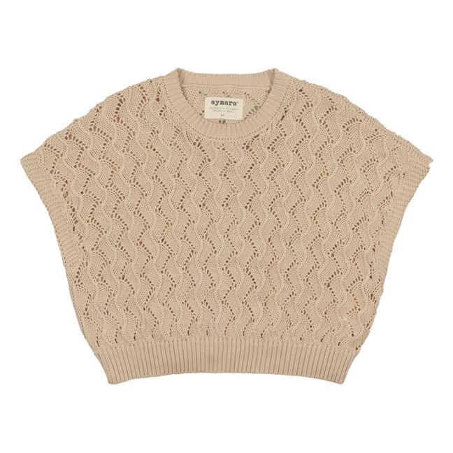 Lori Organic Cotton Sweater | Cremefarben