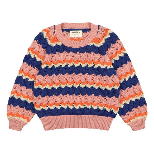 Laila Organic Cotton Sweater | Pink