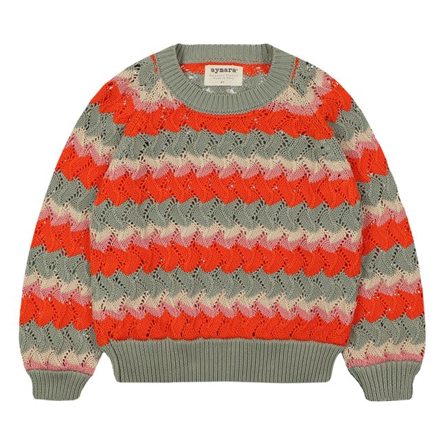 Laila Organic Cotton Sweater | Salbei