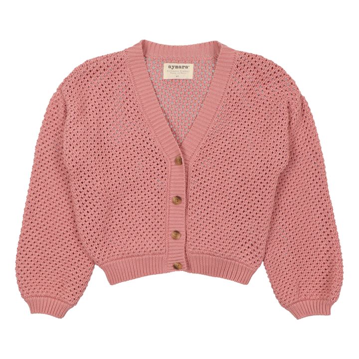 Aymara Moni Organic Cotton Cardigan Pink Smallable