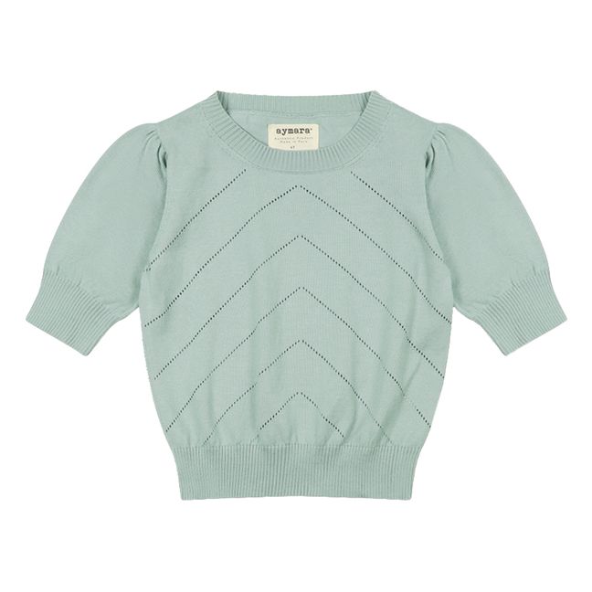 Pull Coton Bio Rika | Bleu ciel