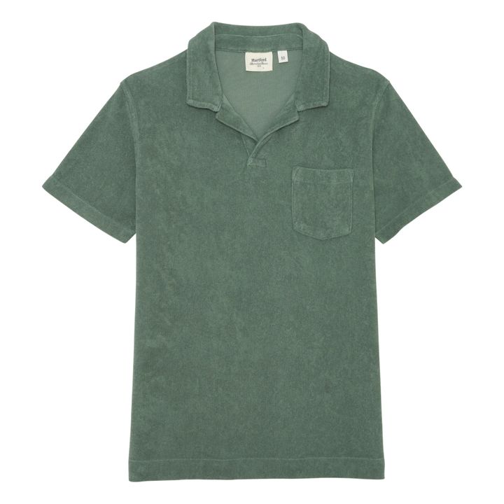 Polo Frottee | Dunkelgrün- Produktbild Nr. 0