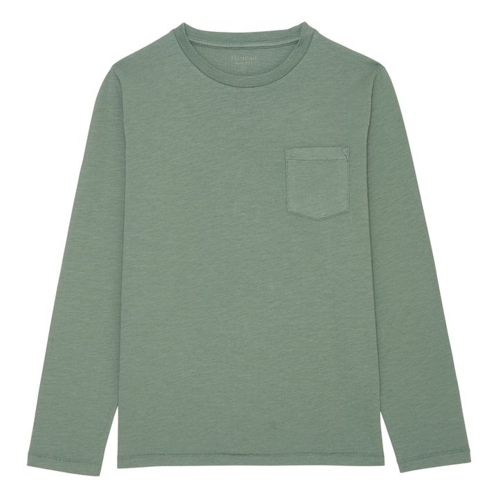 Henley Light T-Shirt | Verde pino- Immagine del prodotto n°0