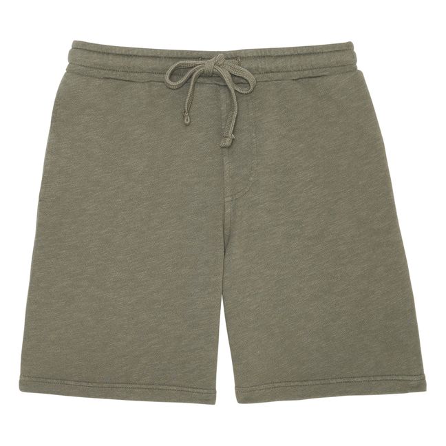 Pantalón corto de muletón | Verde oliva