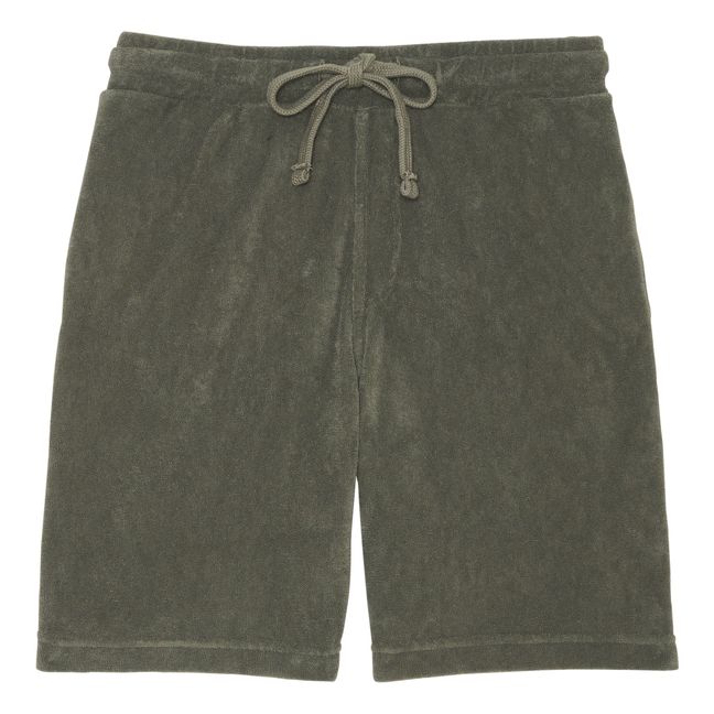 Terry Cloth Shorts | Khaki