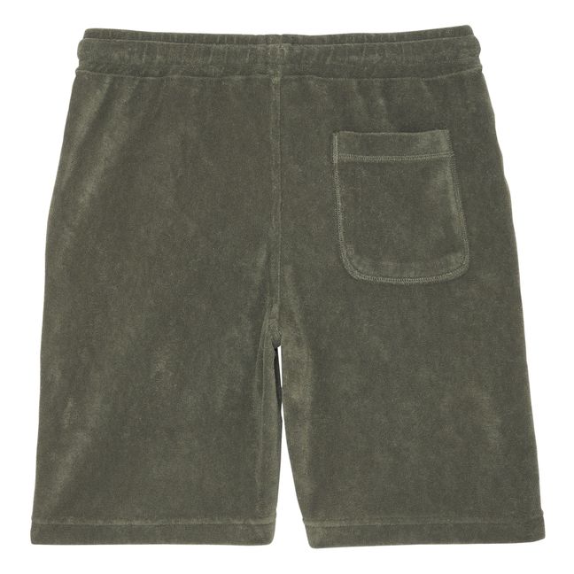 Terry Cloth Shorts | Khaki