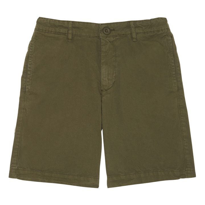Bucson Chino Shorts | Verde militare- Immagine del prodotto n°0