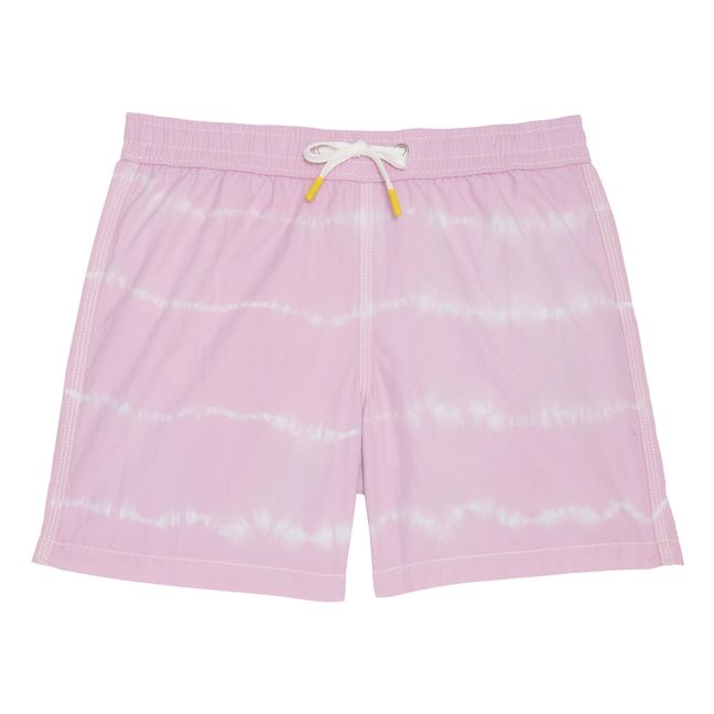Achille Tie-Dye Swim Shorts | Pale pink