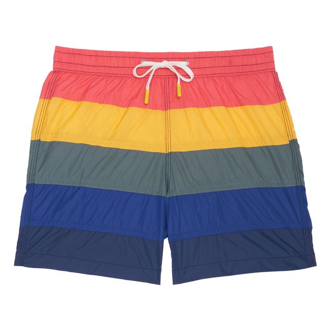 Achille Rainbow Recycled Nylon Swim Shorts | Multicoloured