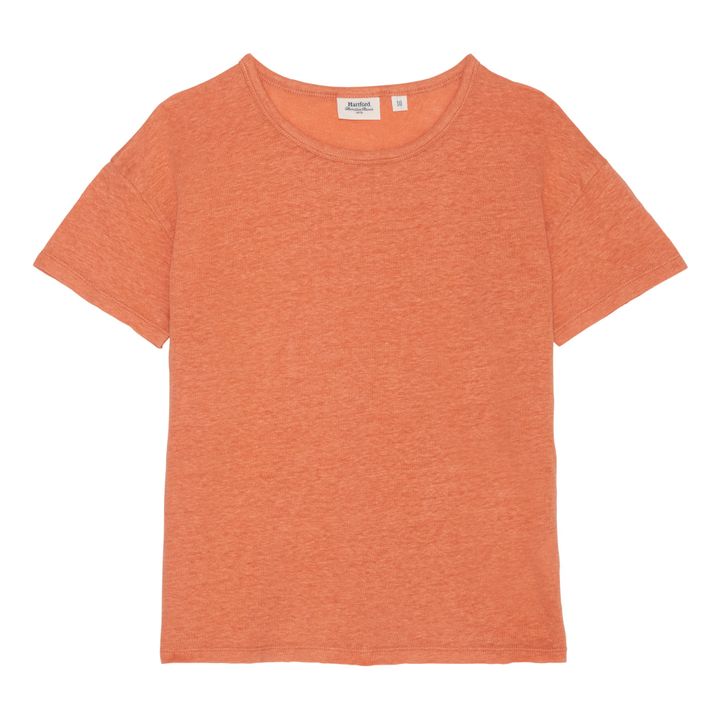 Camiseta Lino Tellane | Naranja- Imagen del producto n°0