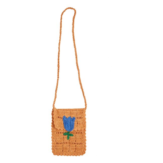 Handmade Tulip Crochet Bag | Natural