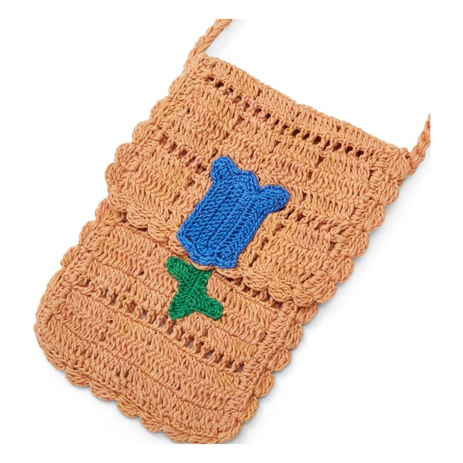 Handmade Tulip Crochet Bag | Natural