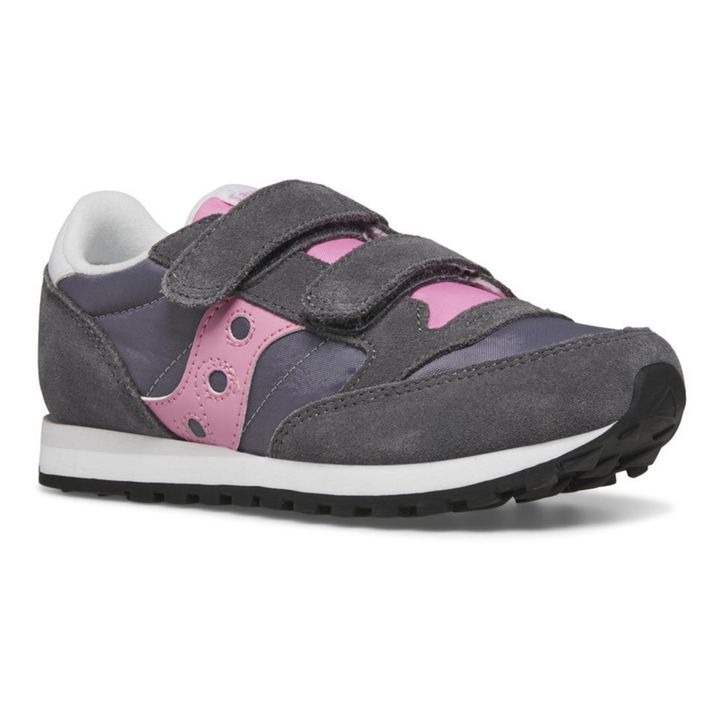 Jazz Double Velcro Sneakers | Gris Antracita- Imagen del producto n°1