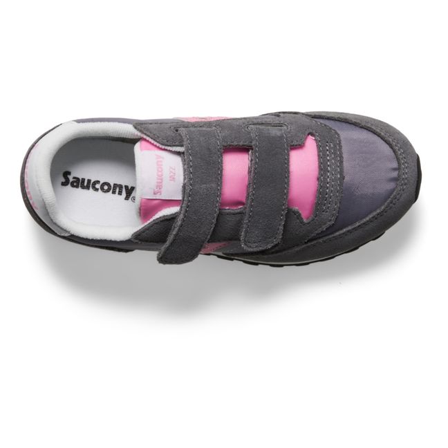 Jazz Double Velcro Sneakers | Charcoal grey