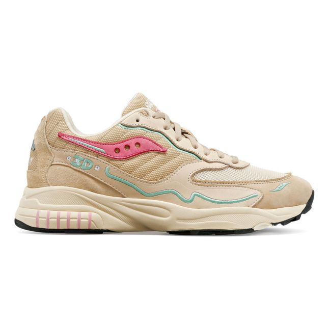 Baskets 3D Grid Hurricane | Crème