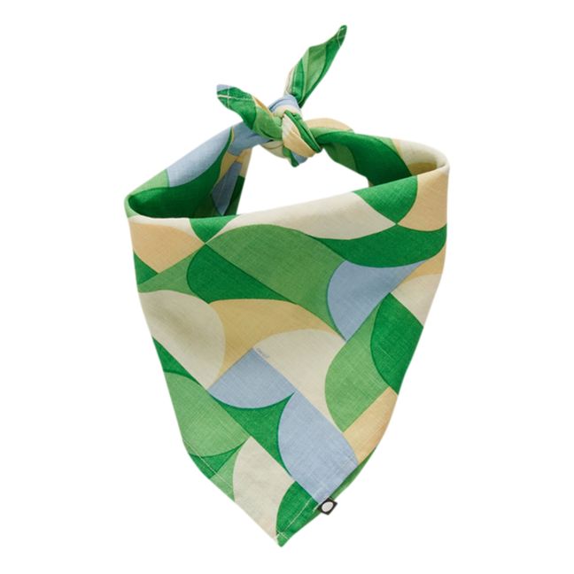Graphic Print Scarf | Green