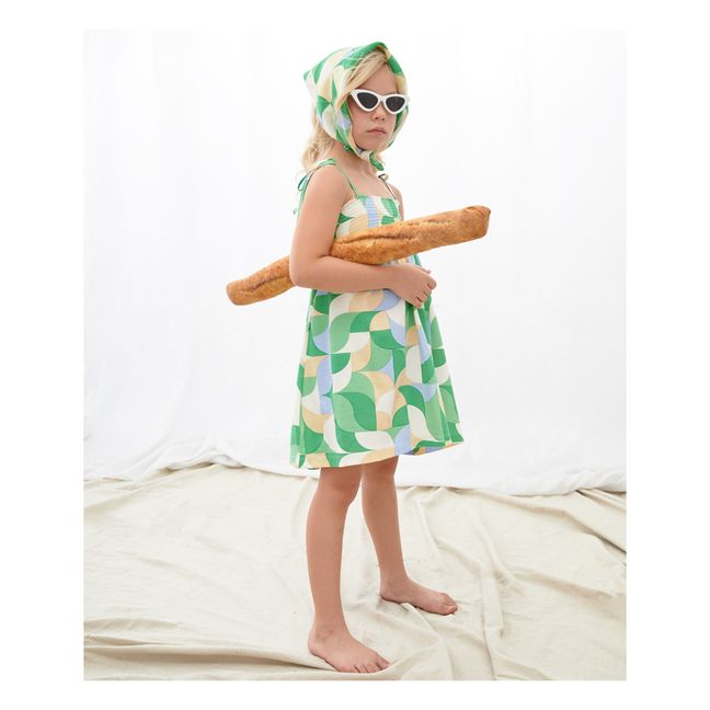 Graphic Print Scarf | Green