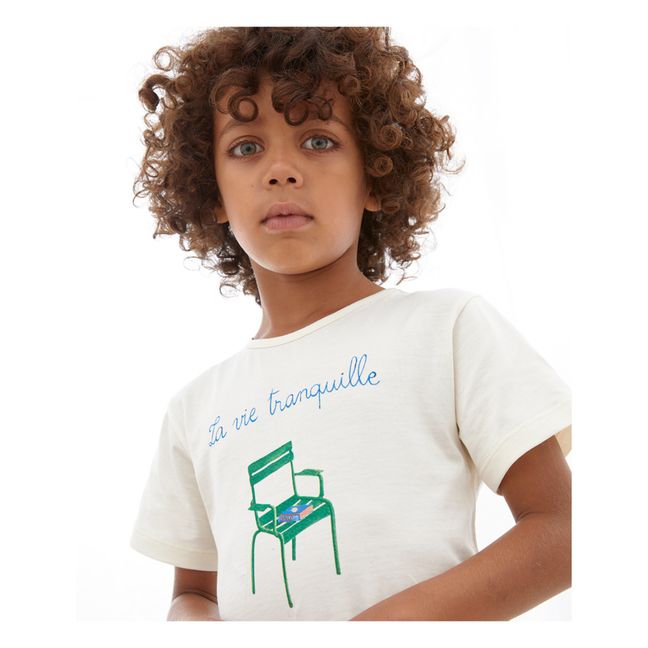 T-shirt La Vie Tranquille | Ecru