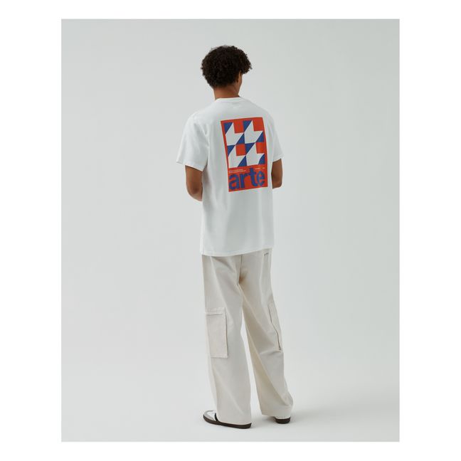 Taut Back R T-Shirt | Blanco