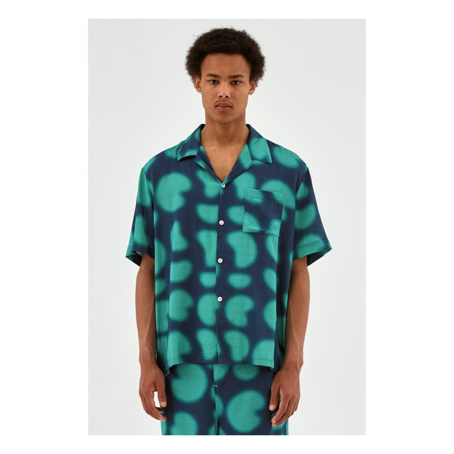 Scottie Printed Short Sleeved Shirt | Verde