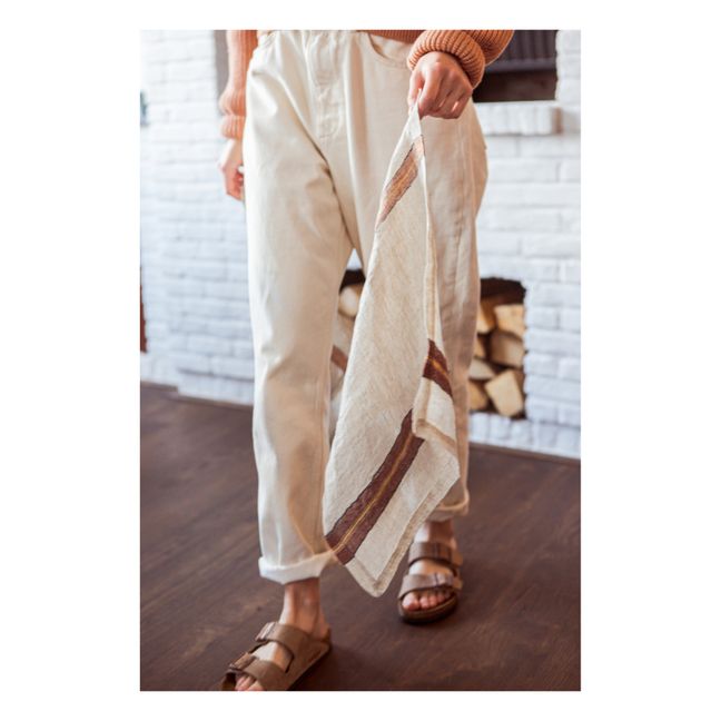 Servilleta Stripe | Rojo ladrillo