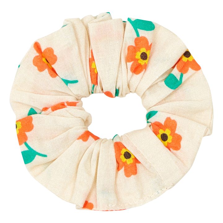 Flower Scrunchie | Cremefarben- Produktbild Nr. 0