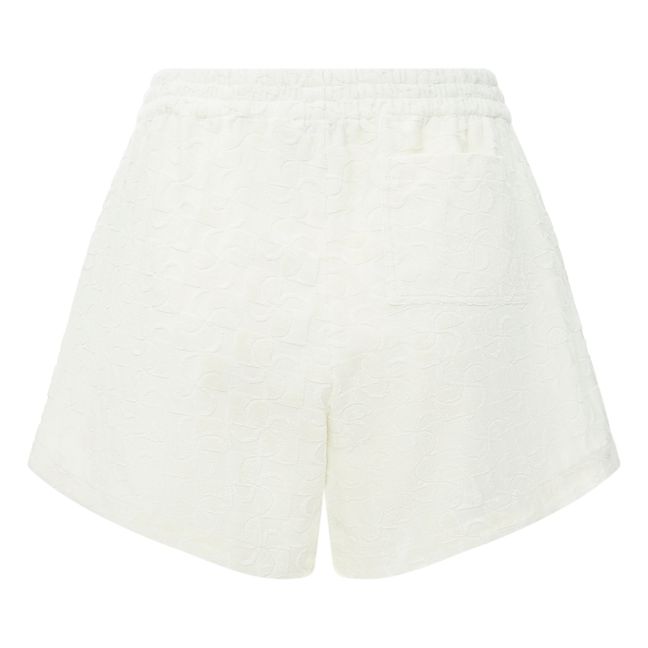 Shorts in spugna organica | Bianco