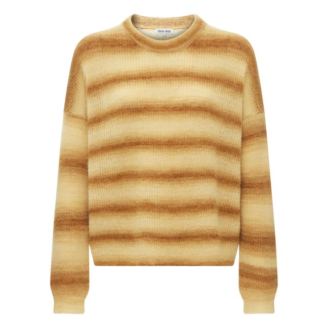 Jersey verde Mohair Loose | Beige