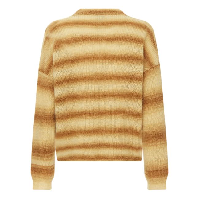 Jersey verde Mohair Loose | Beige