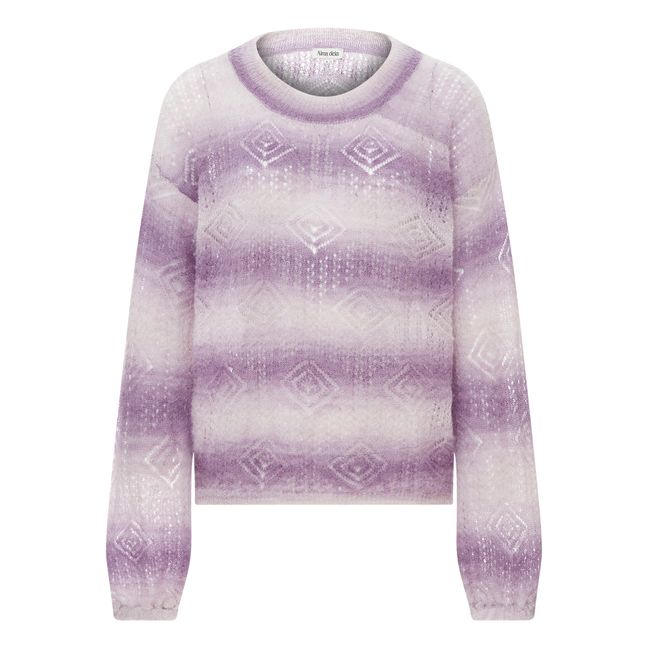 Jersey calado Mohair | Violeta