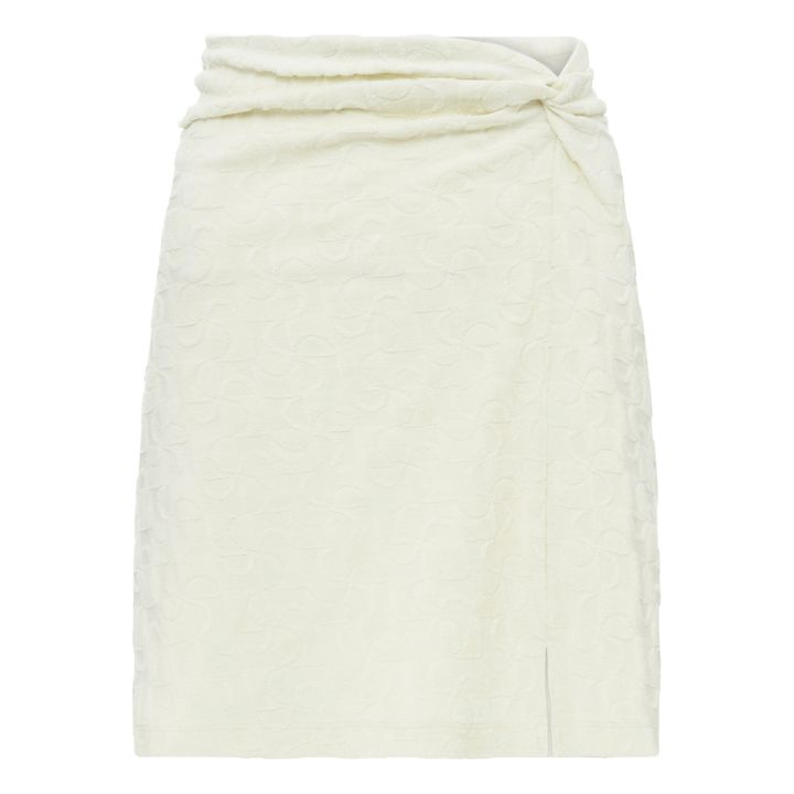 Organic Terry Skirt | Bianco- Immagine del prodotto n°0
