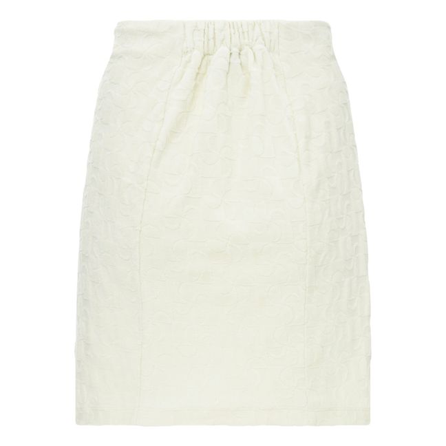 Organic Terry Skirt | Bianco