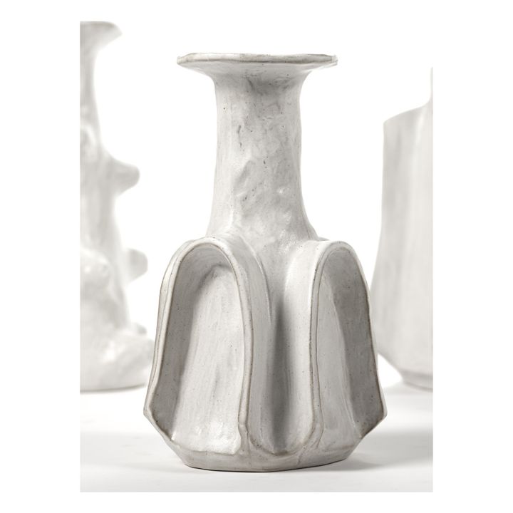 Vase Billy aus Keramik | Weiß- Produktbild Nr. 1
