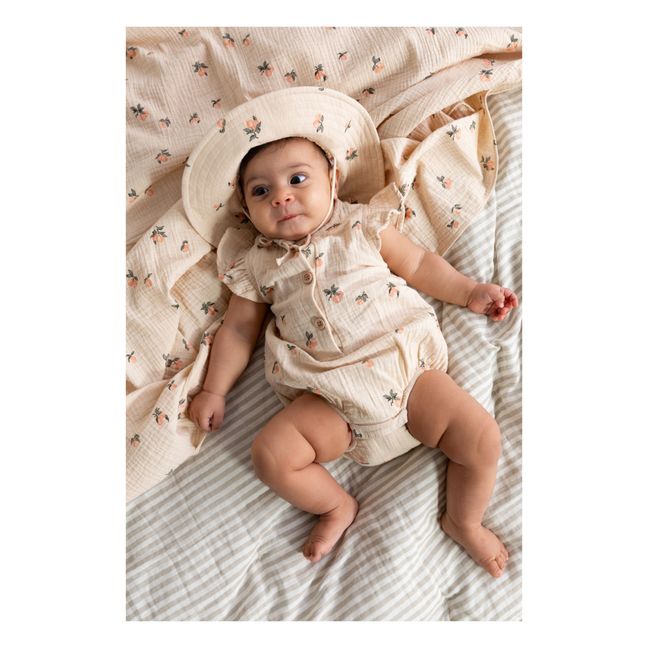 Barboteuse à Volants | Beige rosé