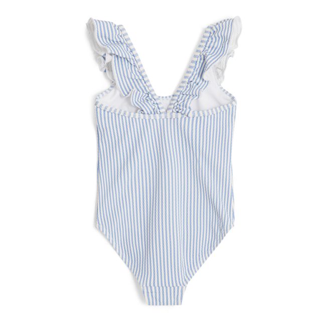 Maillot à Volants | Blau