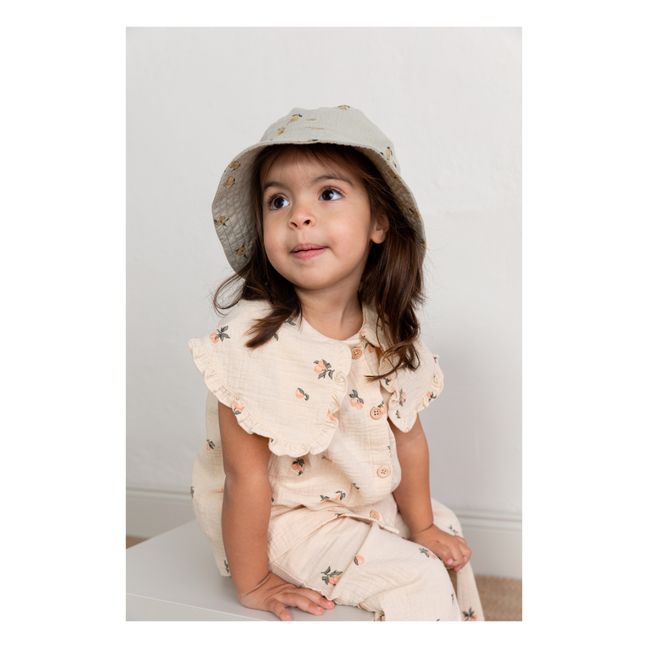 Blouse sans Manches | Beige rosé