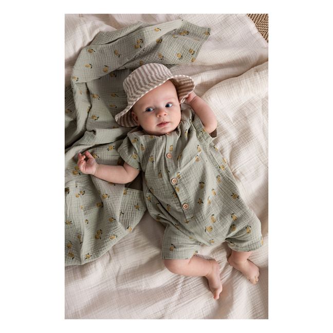 Striped Bucket Hat | Seidenfarben
