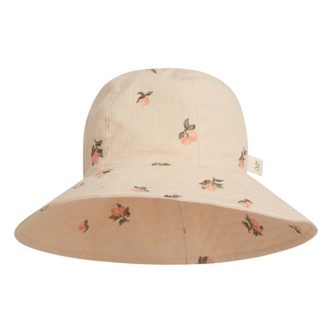Sombrero estampado | Beige rosado
