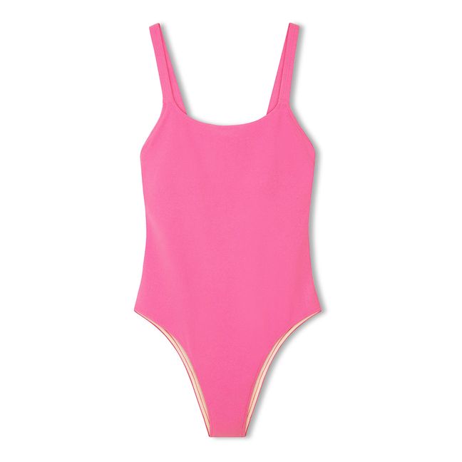 Guava Terry Cloth One-Piece Swimsuit | Pink