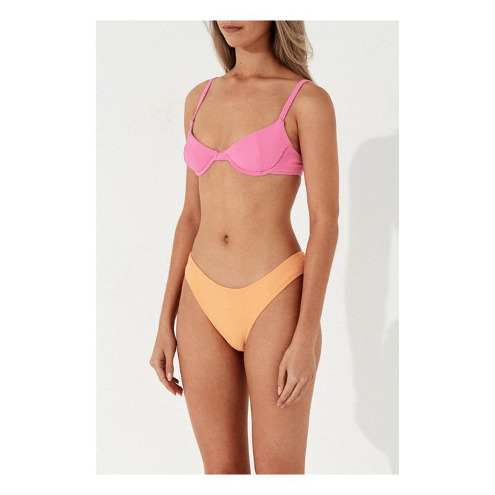 Top bikini, modello: Guava, in spugna | Rosa- Immagine del prodotto n°1